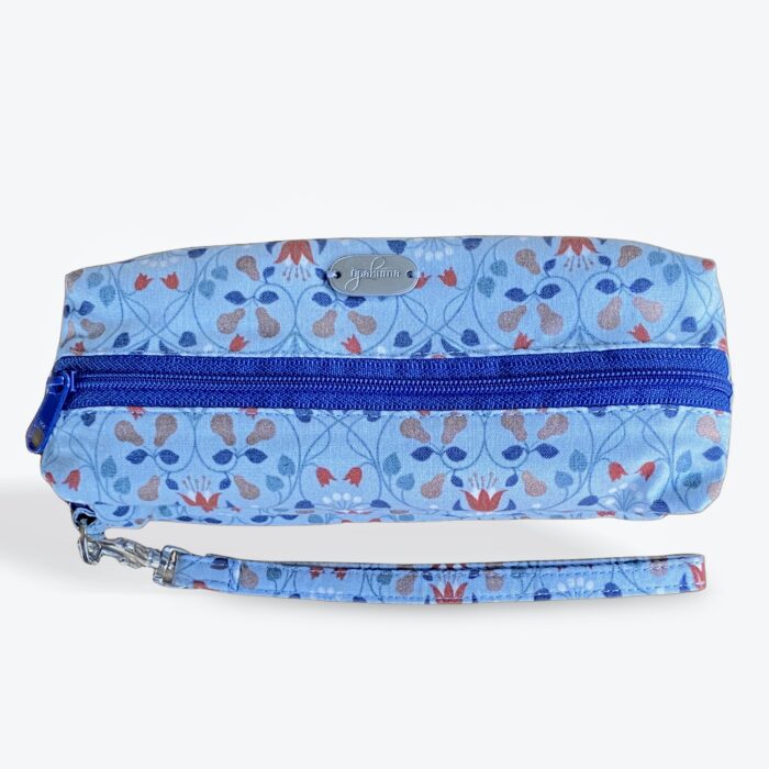 Multi Purpose Pouch–Blue Tulips-Closed